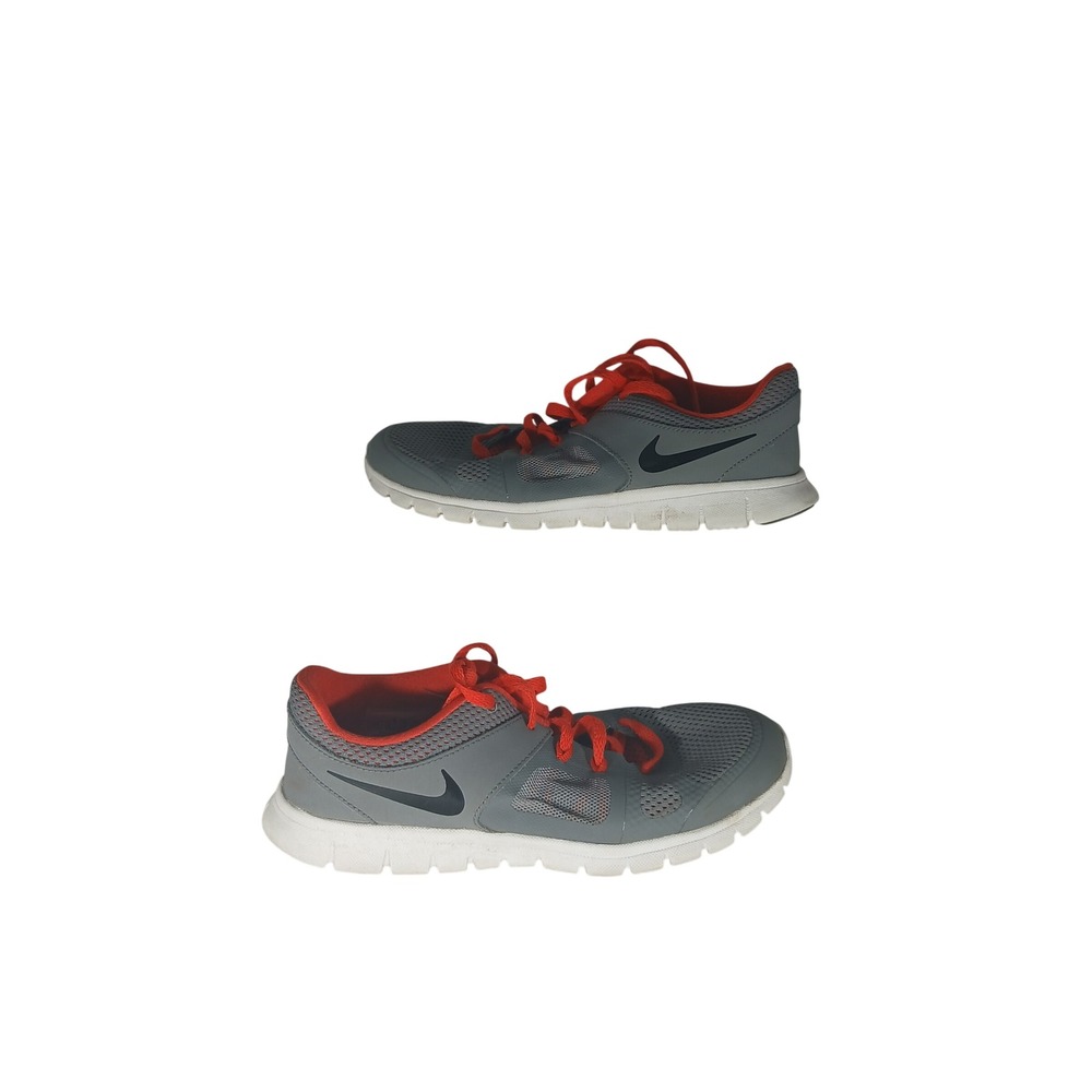 Nike Flex Experience 3 Size 3Y Grey Orange Running Shoes 643242-002 Athleisure
